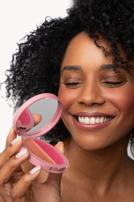 DUO BLUSH & ILUMINADOR CARE NATURAL BEAUTY